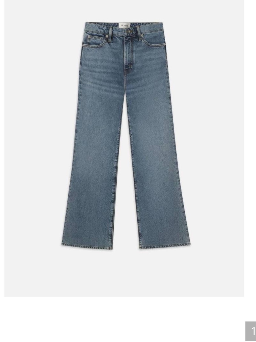 FRAME women's pixie arrow high rise boot cut jeans sz 26